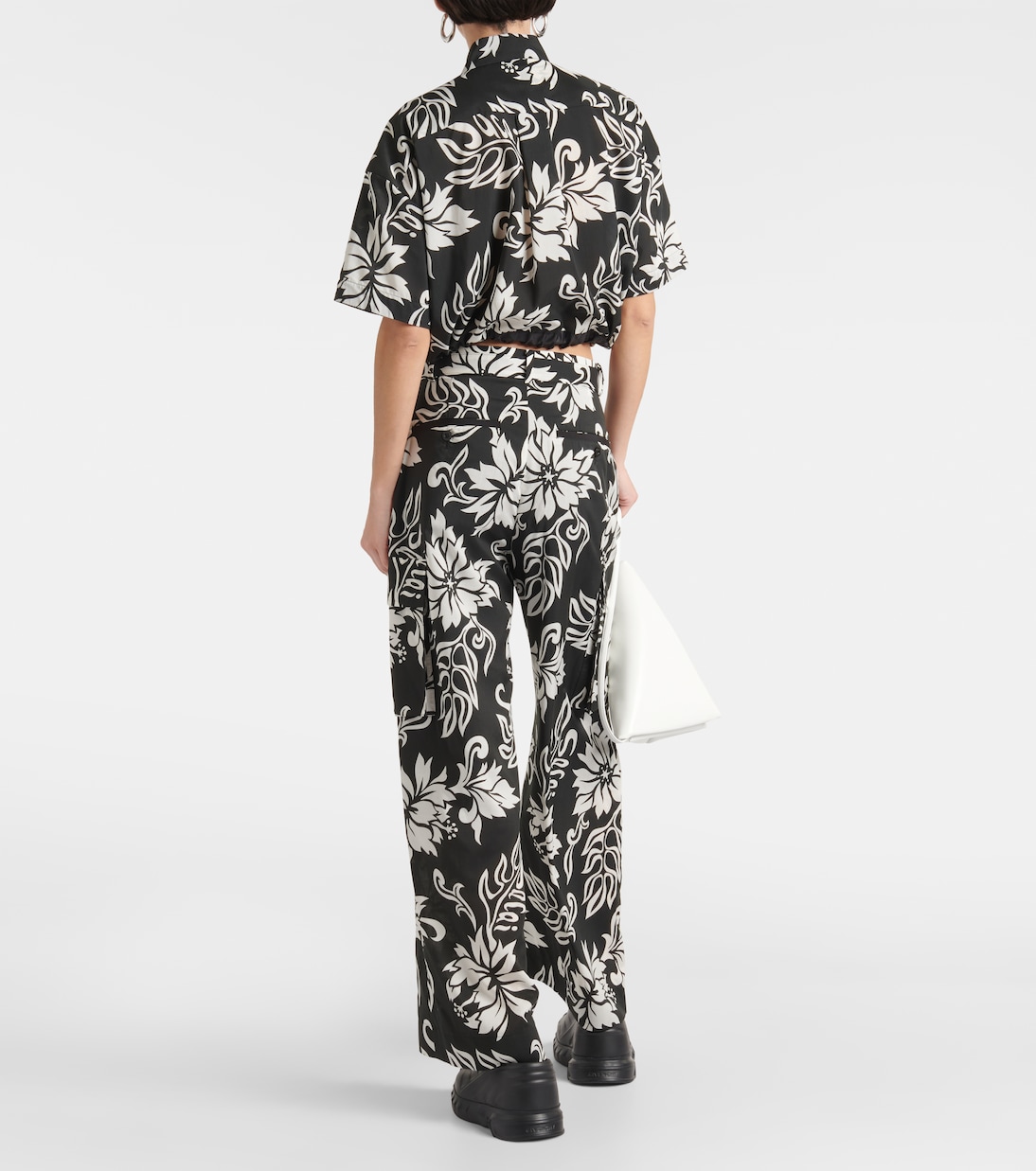 Weite High-Rise-Hose | Sacai