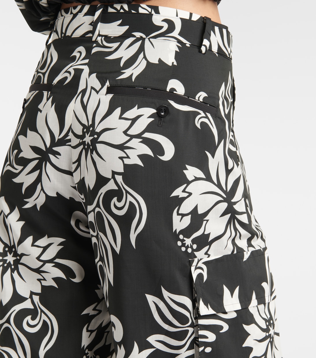 Weite High-Rise-Hose | Sacai