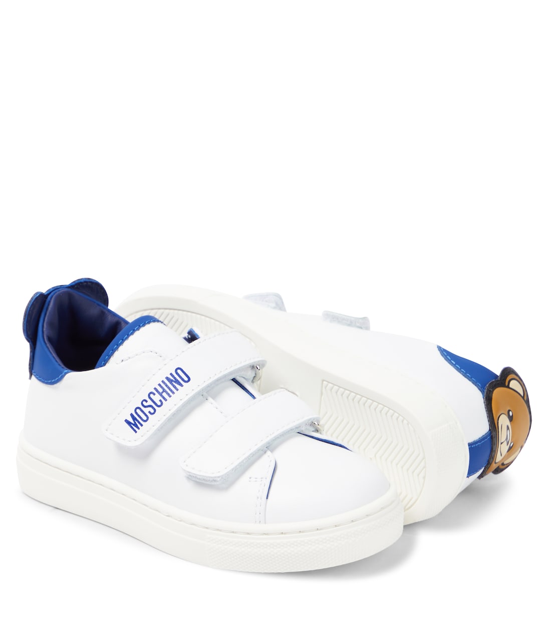 Teddy leather sneakers | Moschino Kids