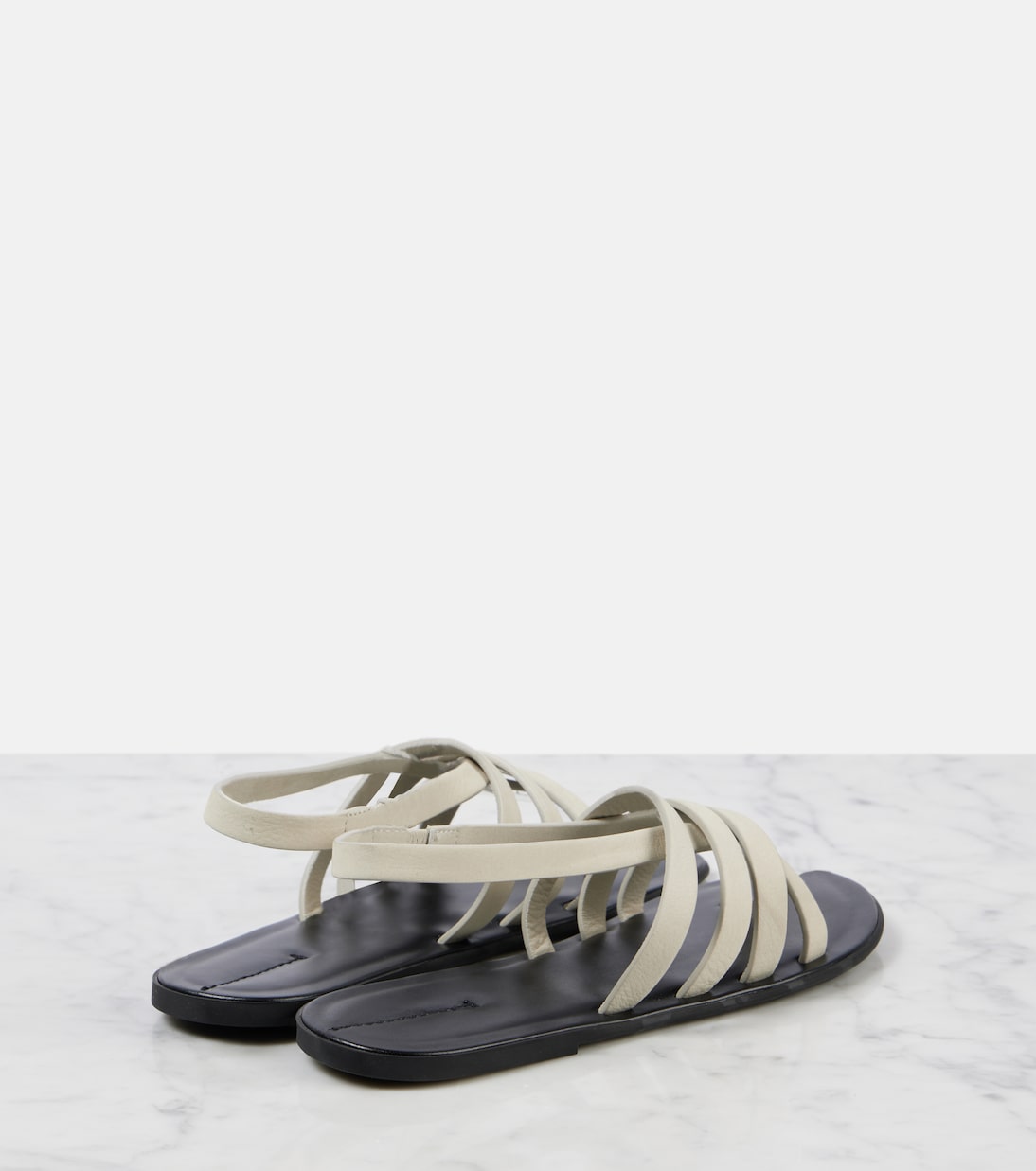 Slingback-Sandalen Line aus Leder | The Row