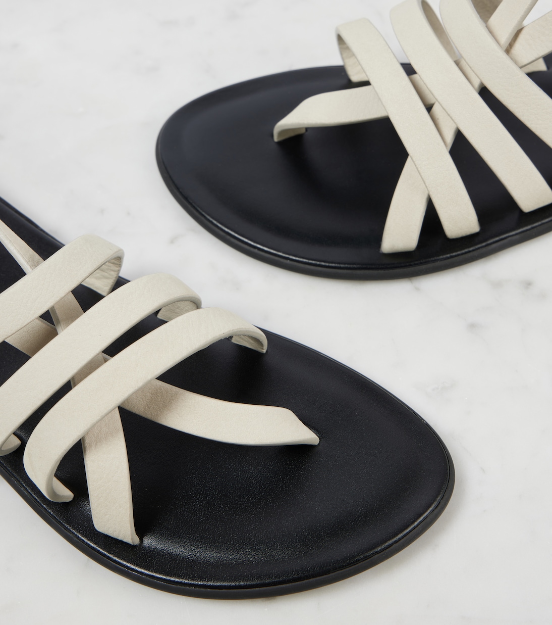 Slingback-Sandalen Line aus Leder | The Row