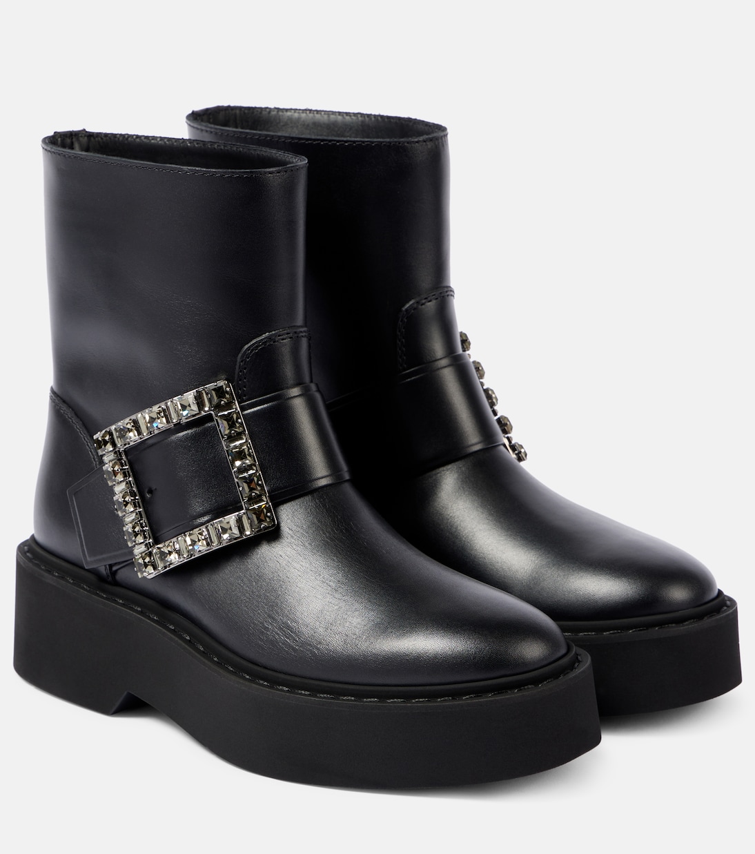 Stiefel Viv’ Rangers aus Leder | Roger Vivier
