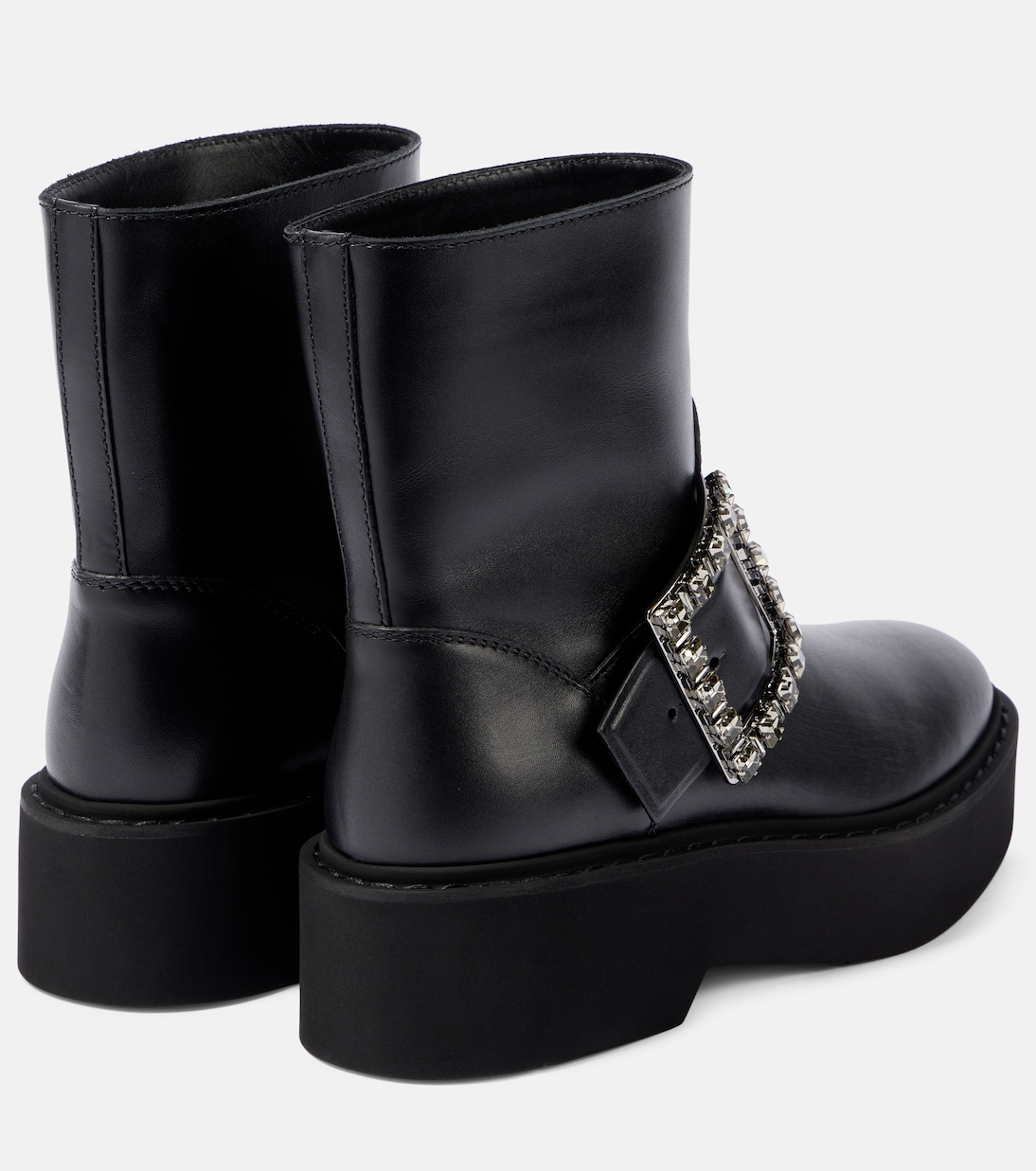 Stiefel Viv’ Rangers aus Leder | Roger Vivier