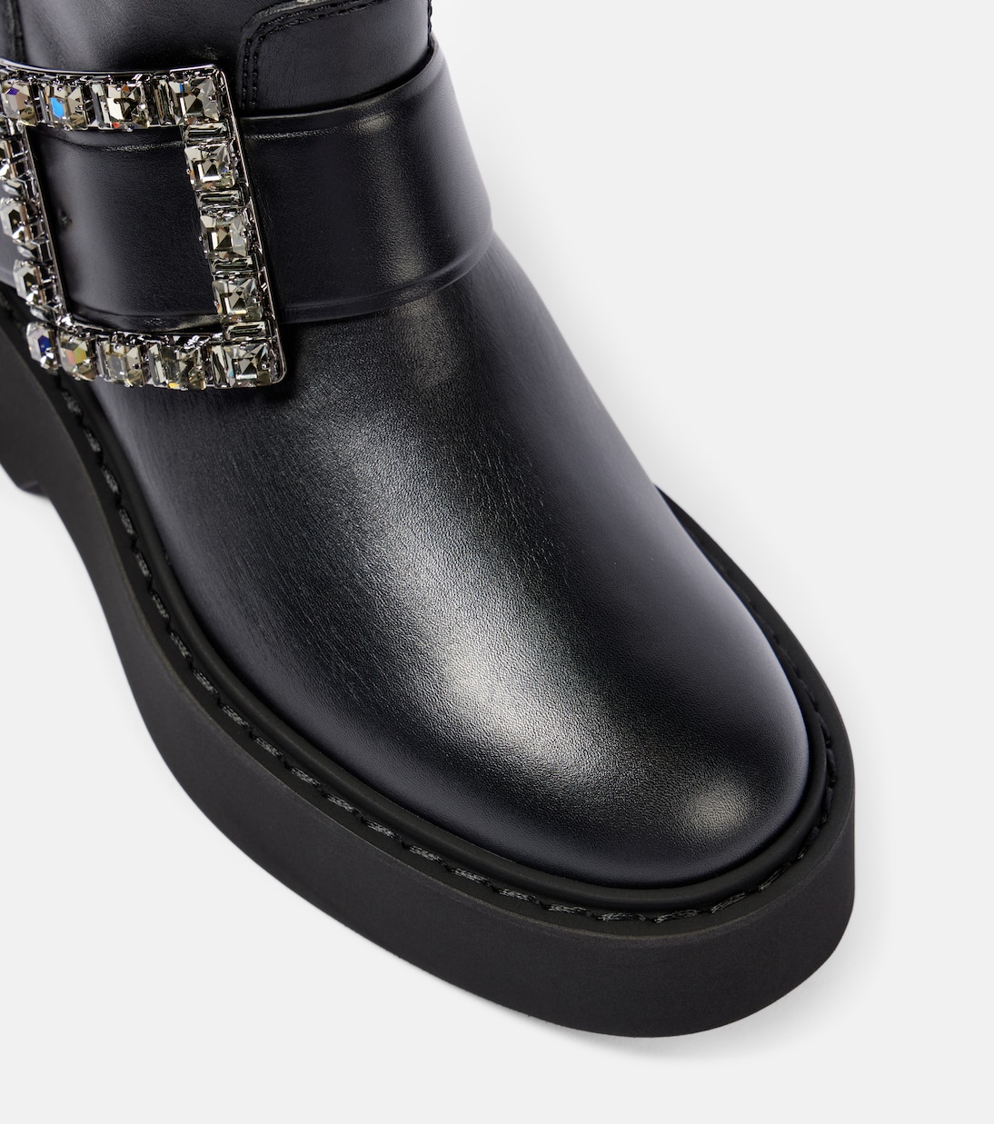 Stiefel Viv’ Rangers aus Leder | Roger Vivier