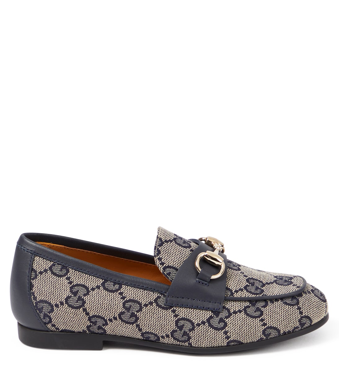 Horsebit GG Canvas loafers | Gucci Kids