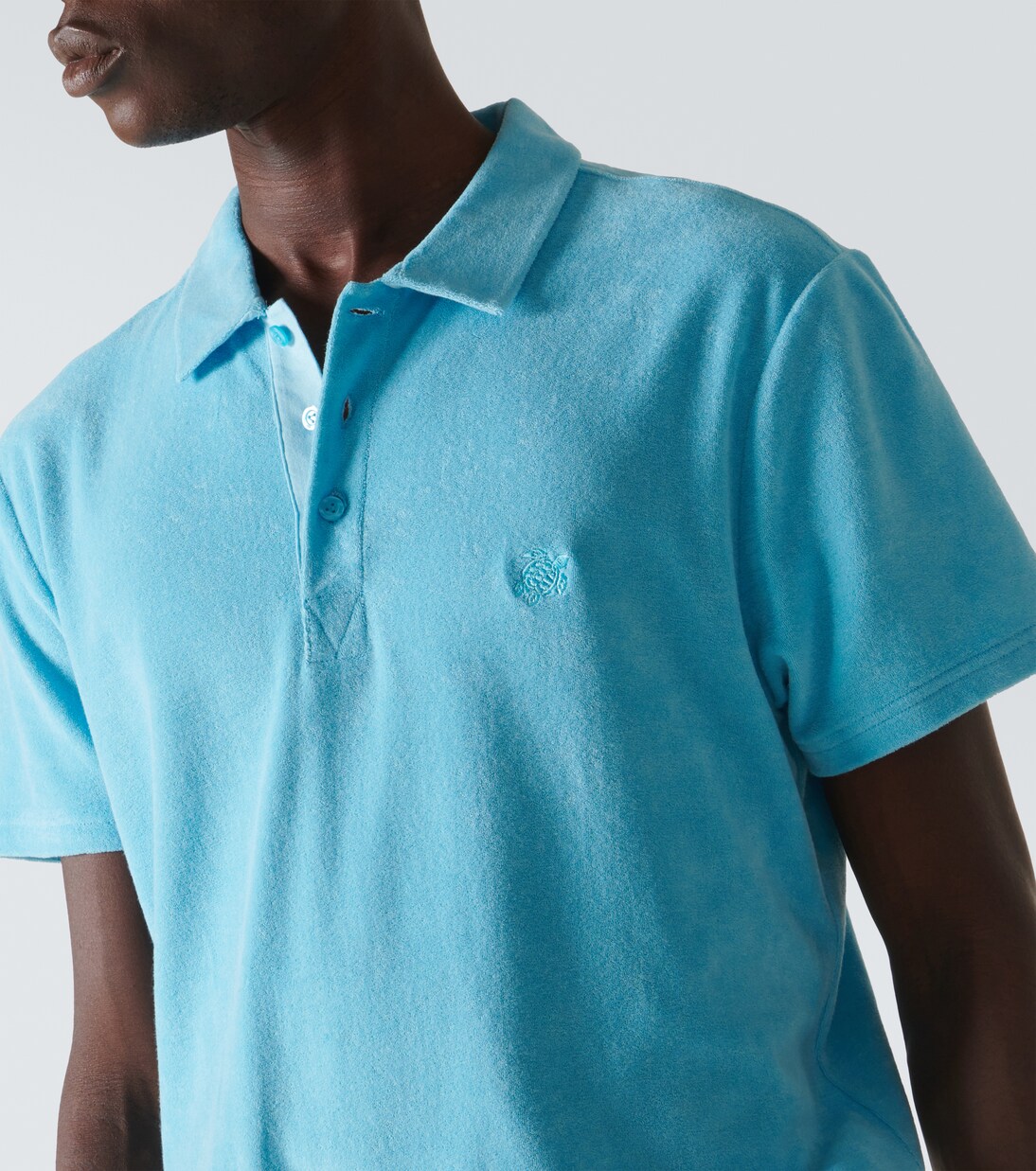 Phoenix cotton-blend terry polo shirt | Vilebrequin