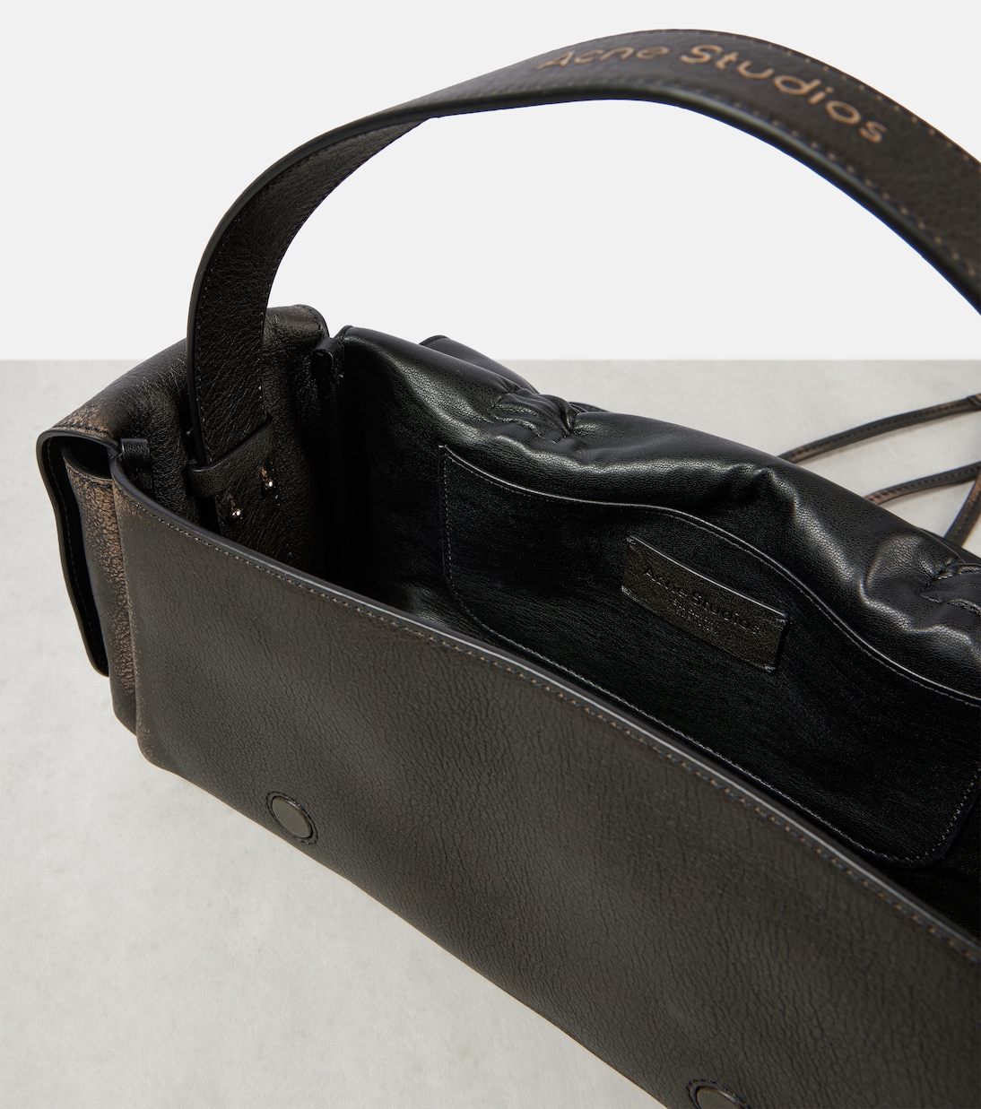 Multipocket leather shoulder bag | Acne Studios