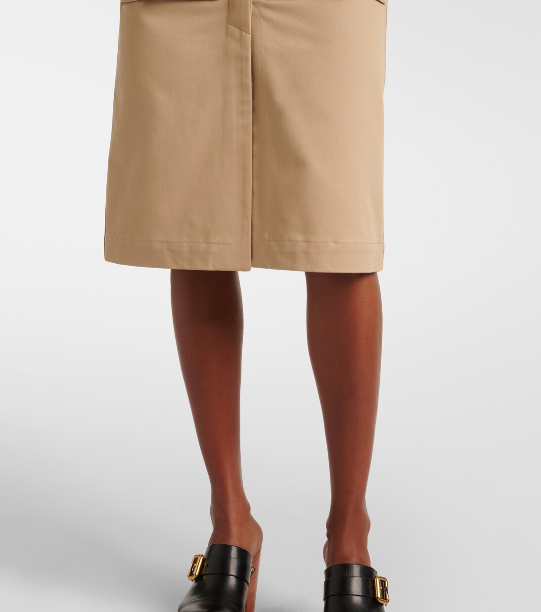 Saharienne cotton gabardine cargo skirt | Chloé
