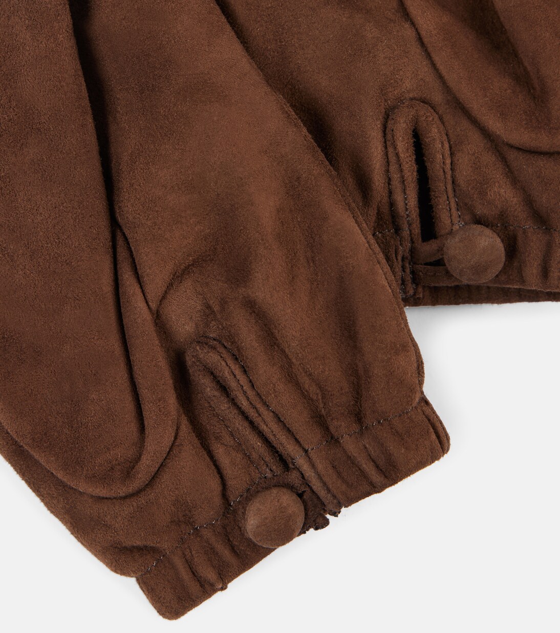 Handschuhe aus Veloursleder | Prada