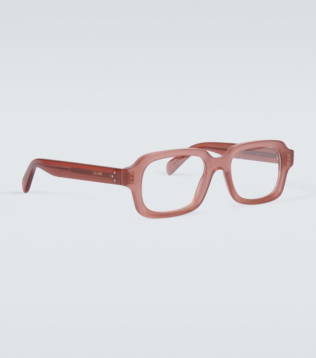 Bold 3 Dots square glasses | Celine Eyewear