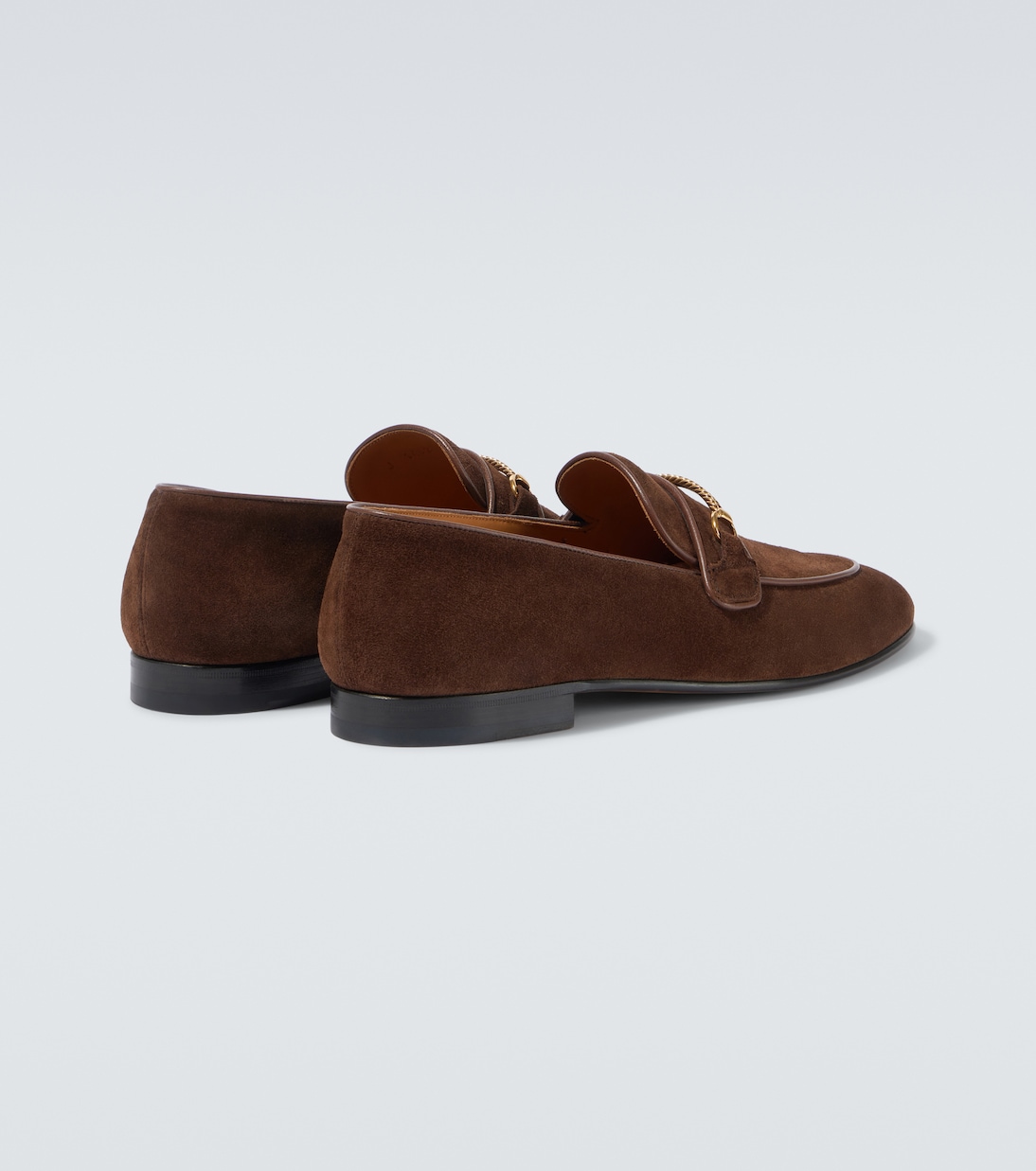 Liam chain-detail suede loafers | Tom Ford