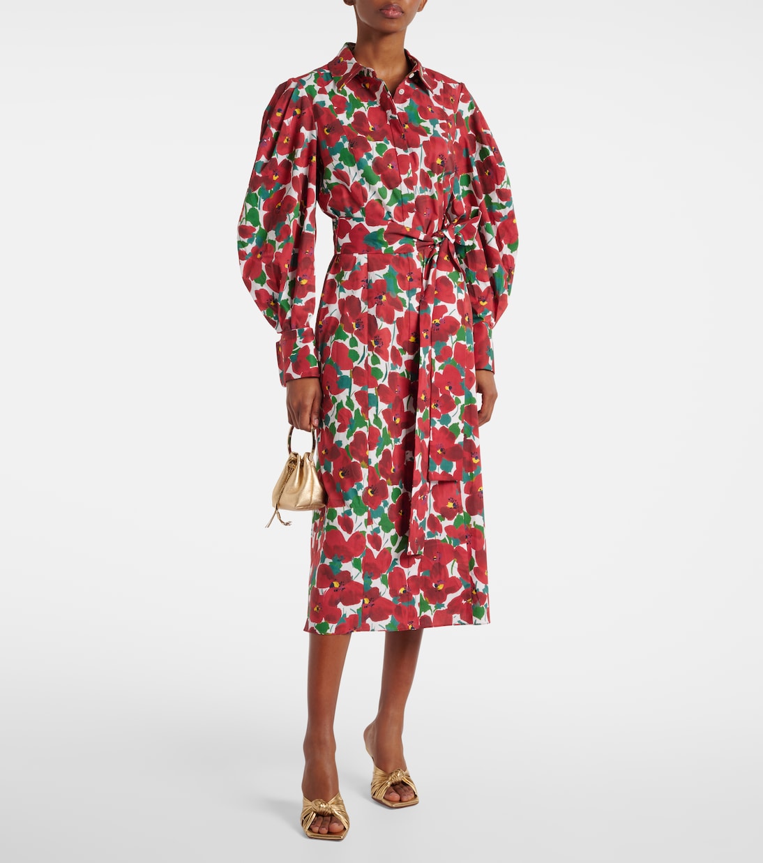 Hemdblusenkleid aus einem Baumwollgemisch | Carolina Herrera