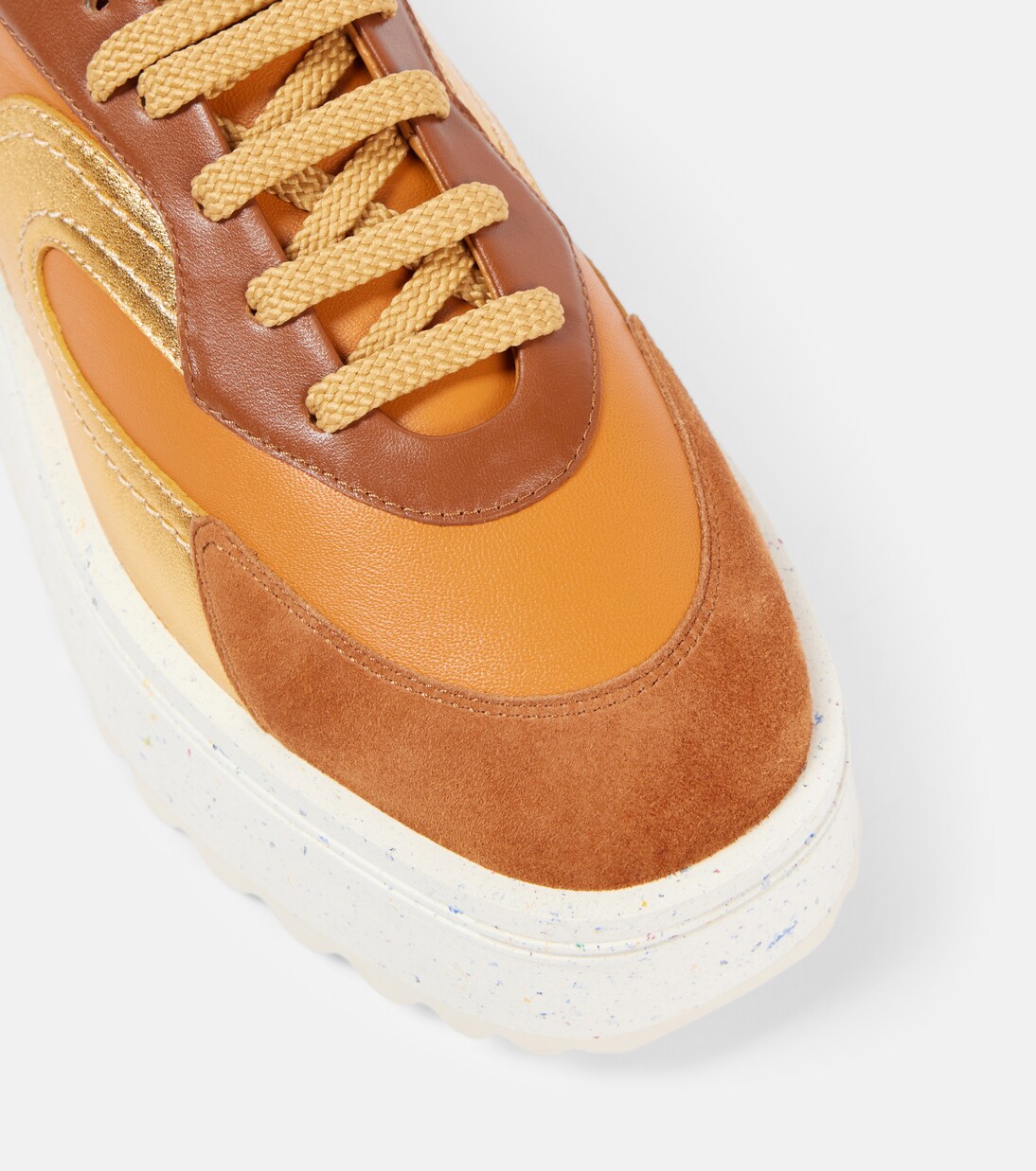 Plateau-Sneakers Awake aus Leder | Clergerie