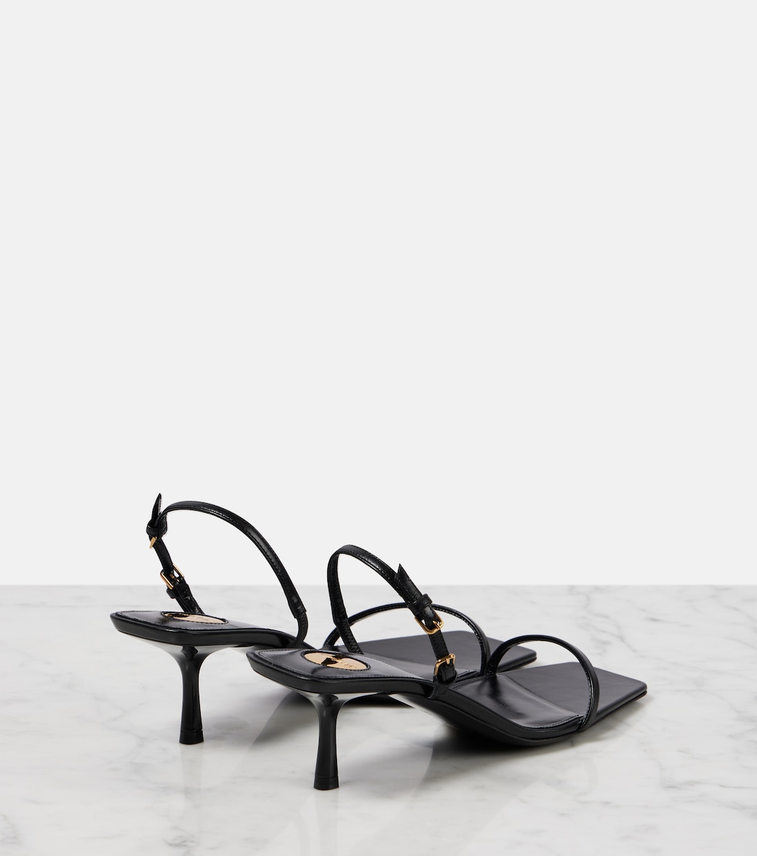 Sandalen Jaspe aus Leder | Saint Laurent