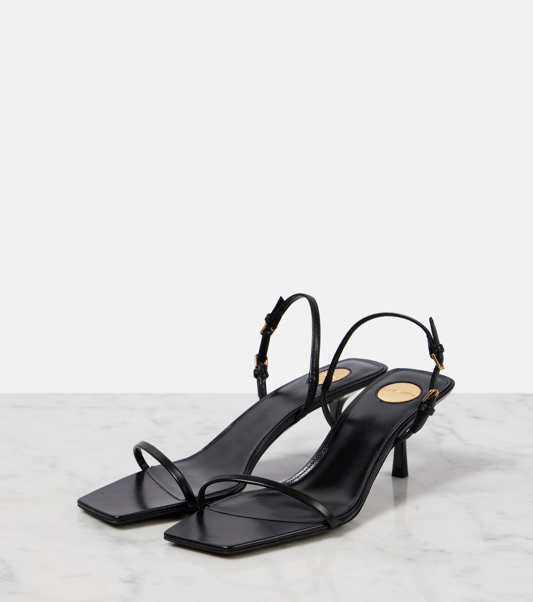 Sandalen Jaspe aus Leder | Saint Laurent