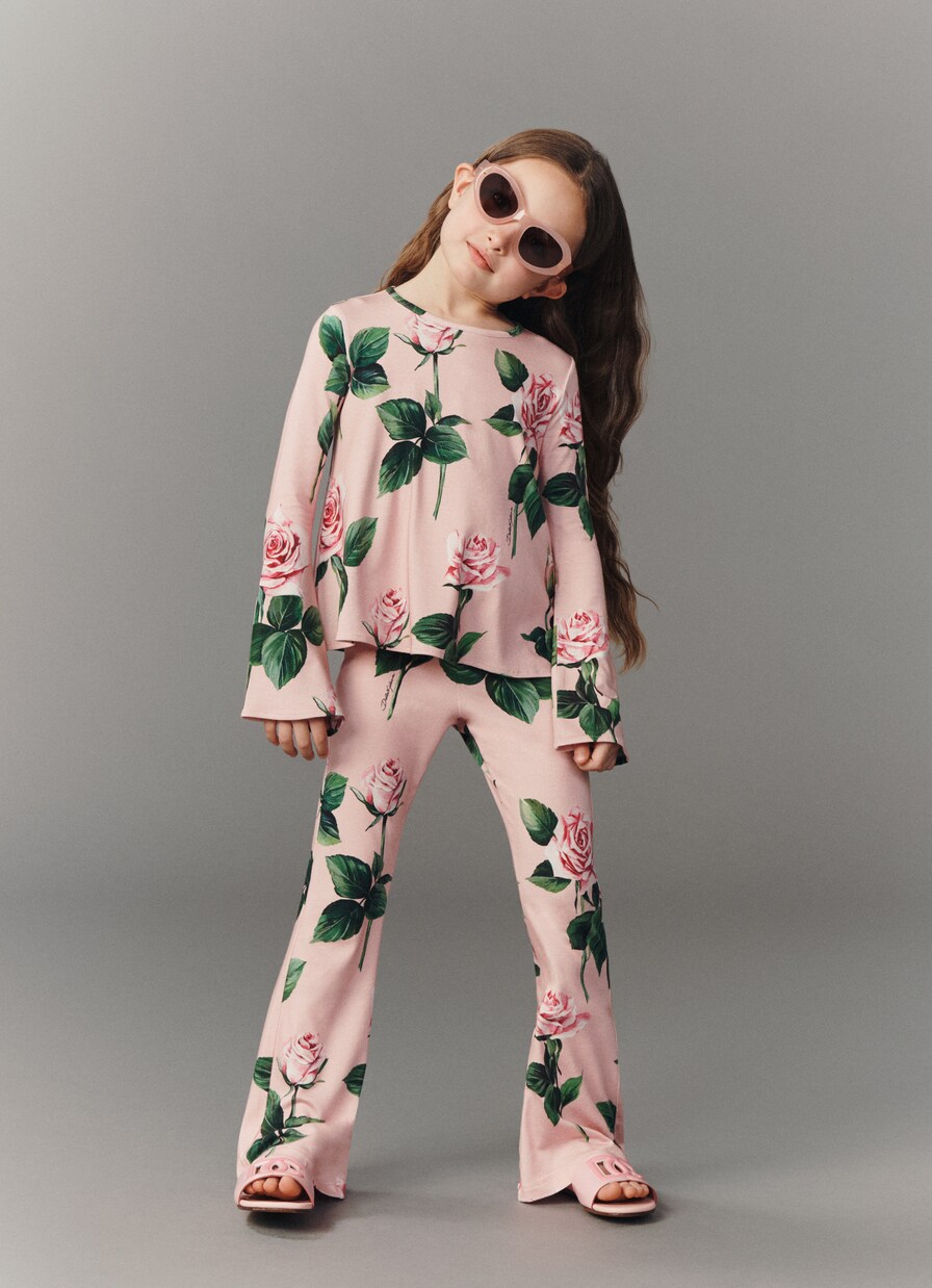 T-shirt à fleurs | Dolce&Gabbana Kids
