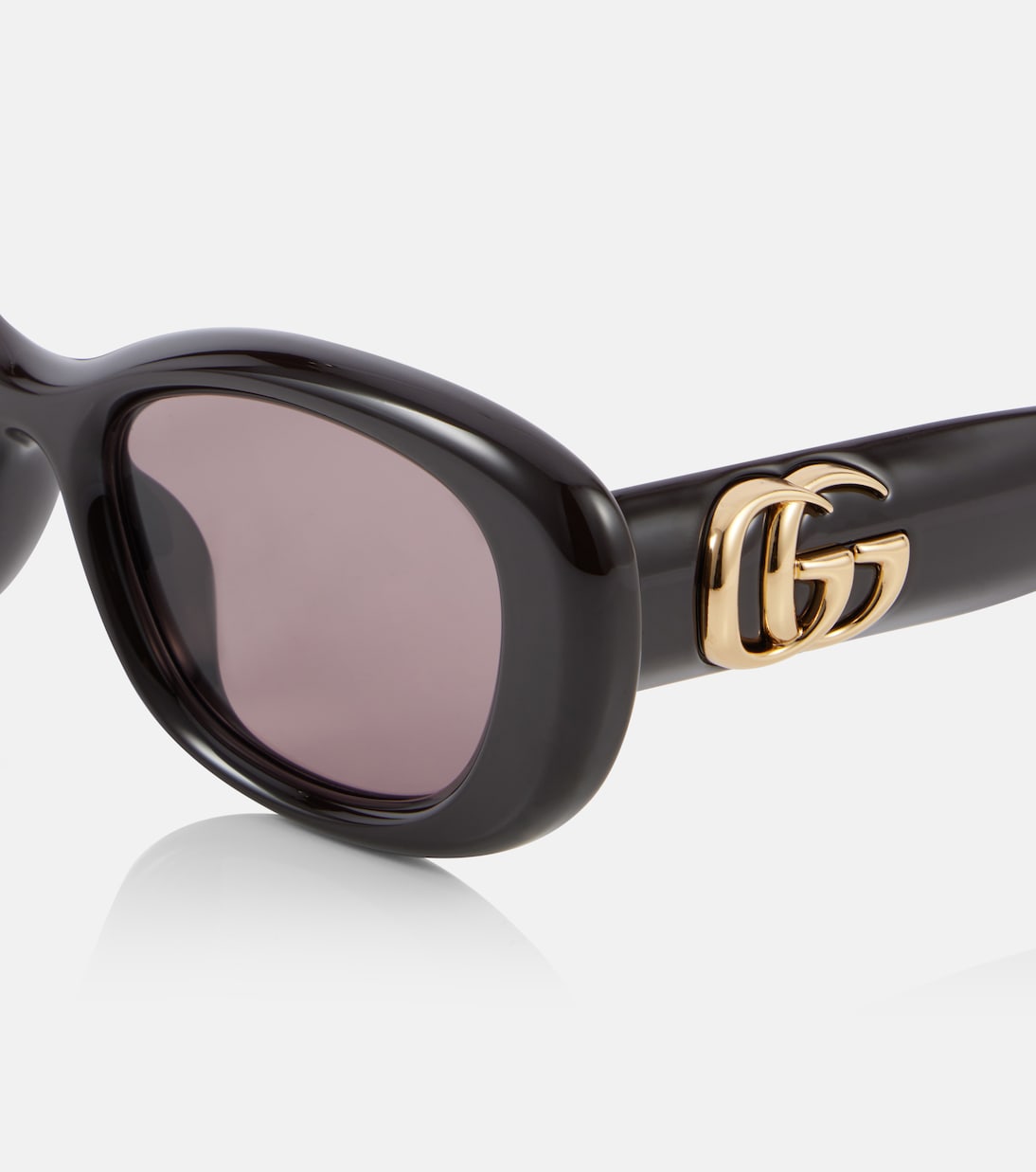 Lunettes de soleil Double G ovales | Gucci