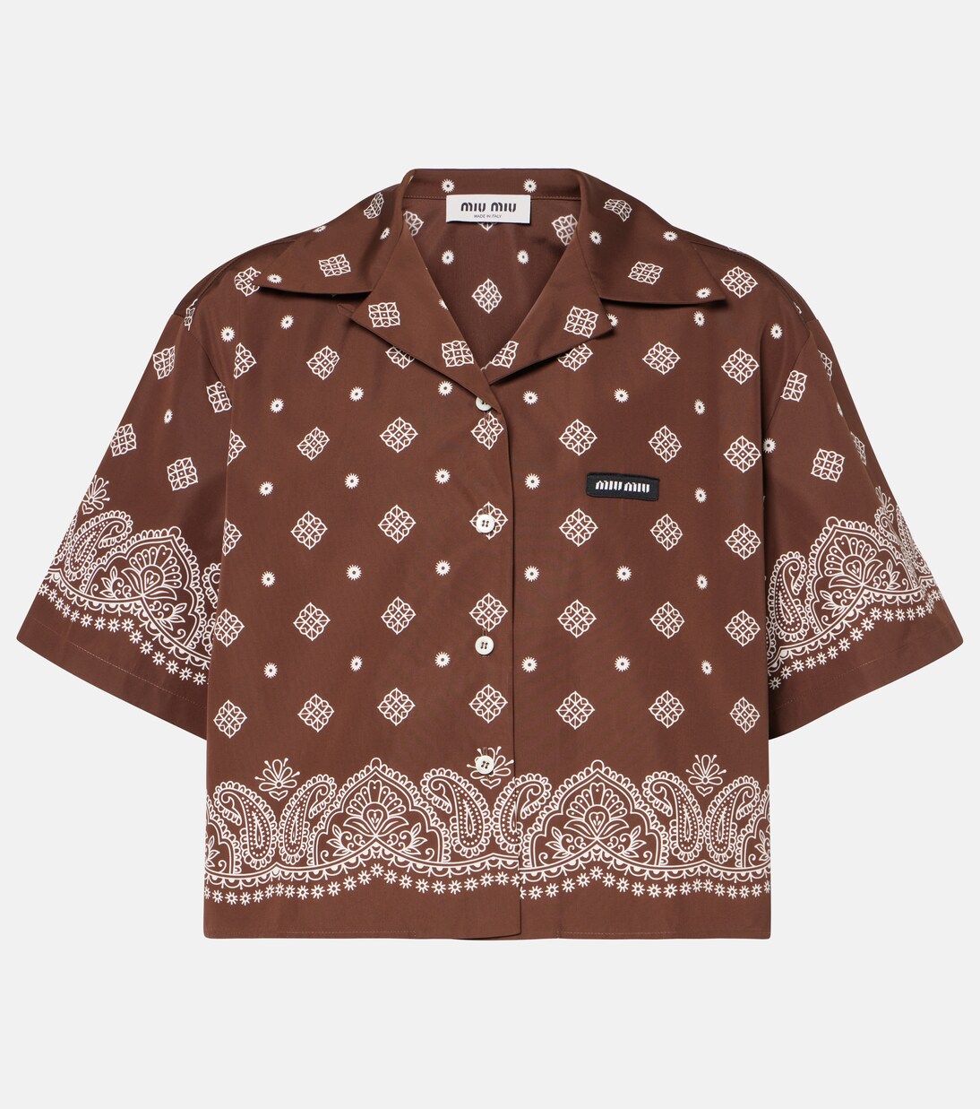 Hemd aus Baumwolle | Miu Miu