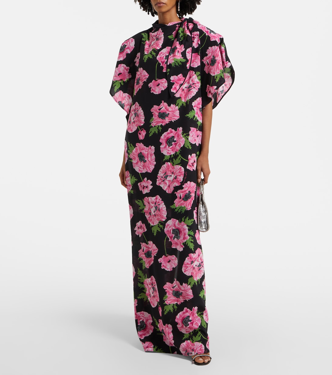 Bedrucktes Maxikleid aus Seide | Stella McCartney