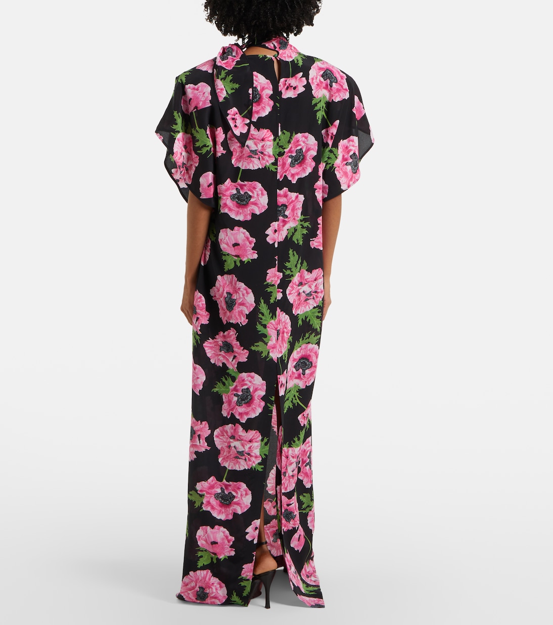 Bedrucktes Maxikleid aus Seide | Stella McCartney