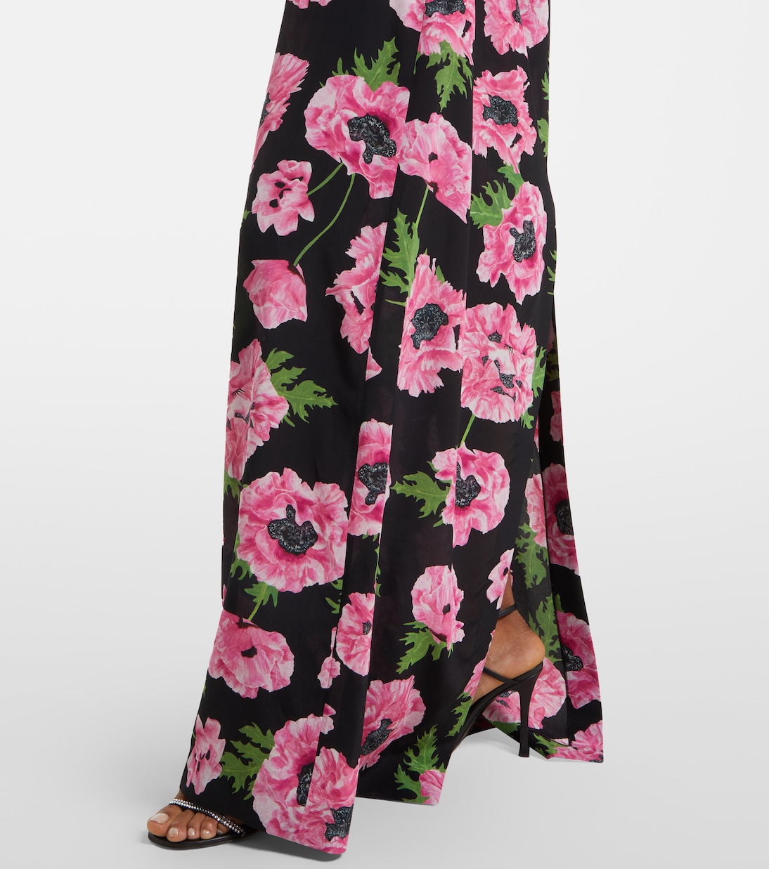 Bedrucktes Maxikleid aus Seide | Stella McCartney