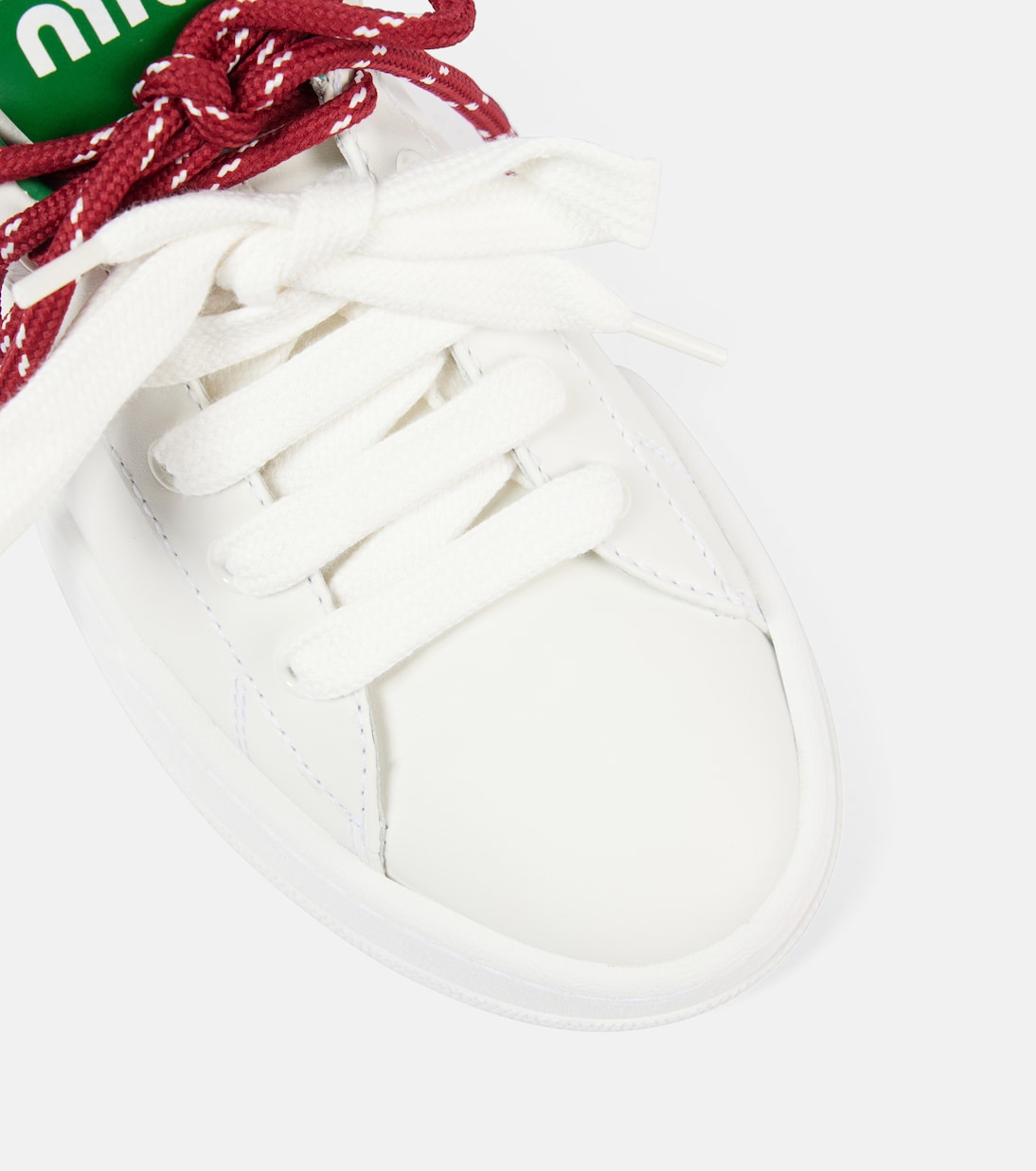 皮革运动鞋 | Miu Miu