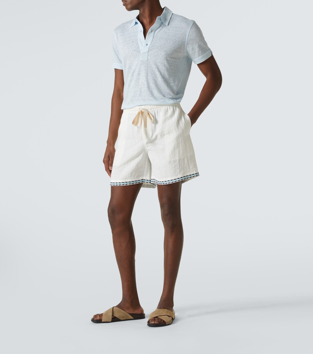 Polohemd Sebastian aus Leinen | Orlebar Brown