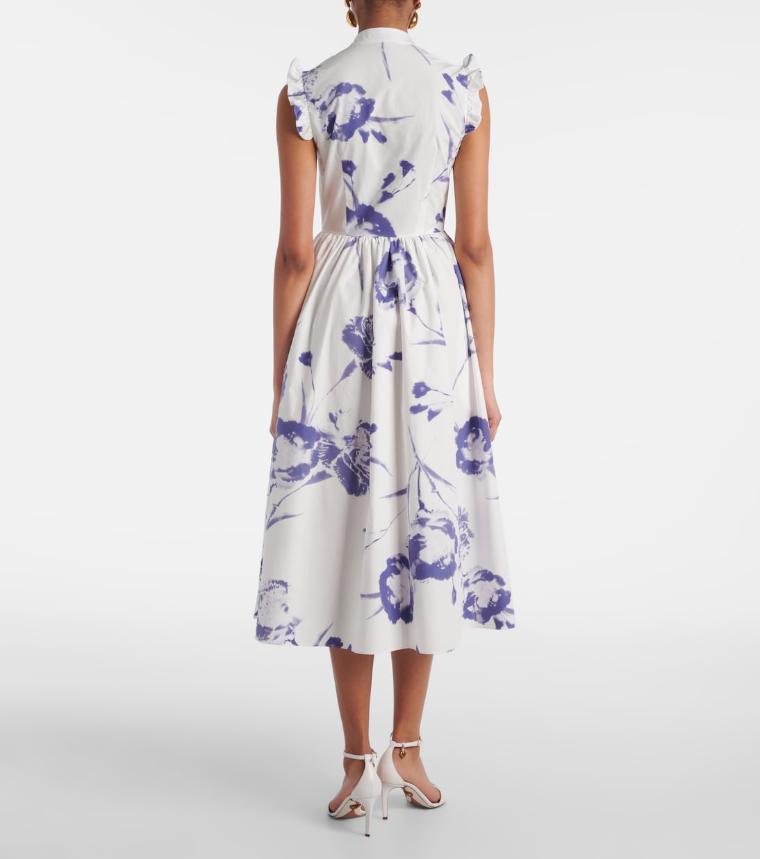 Midikleid aus Baumwollpopeline | Erdem