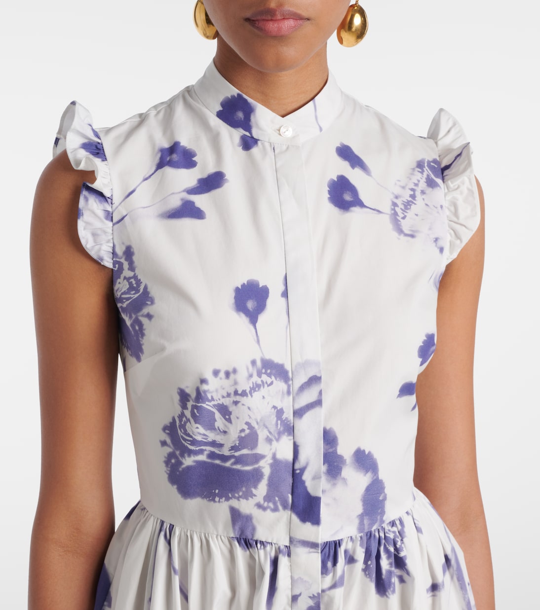 Midikleid aus Baumwollpopeline | Erdem