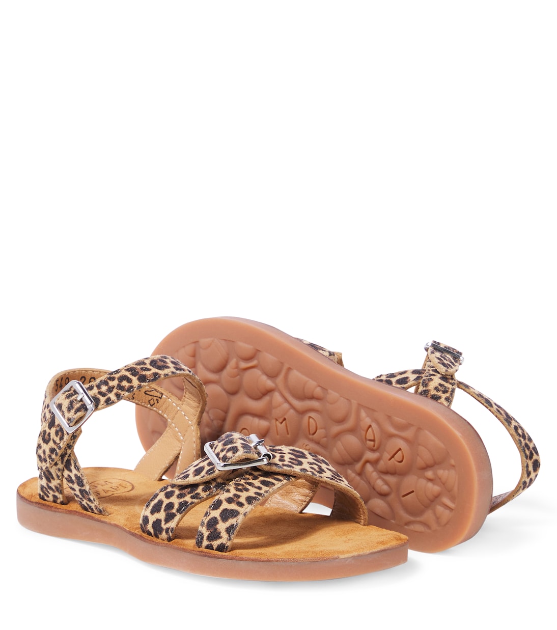 Plage-Air Crossy leather sandals | Pom d'Api