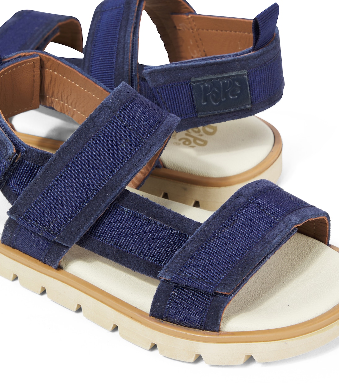 Leather and grosgrain sandals | PèPè