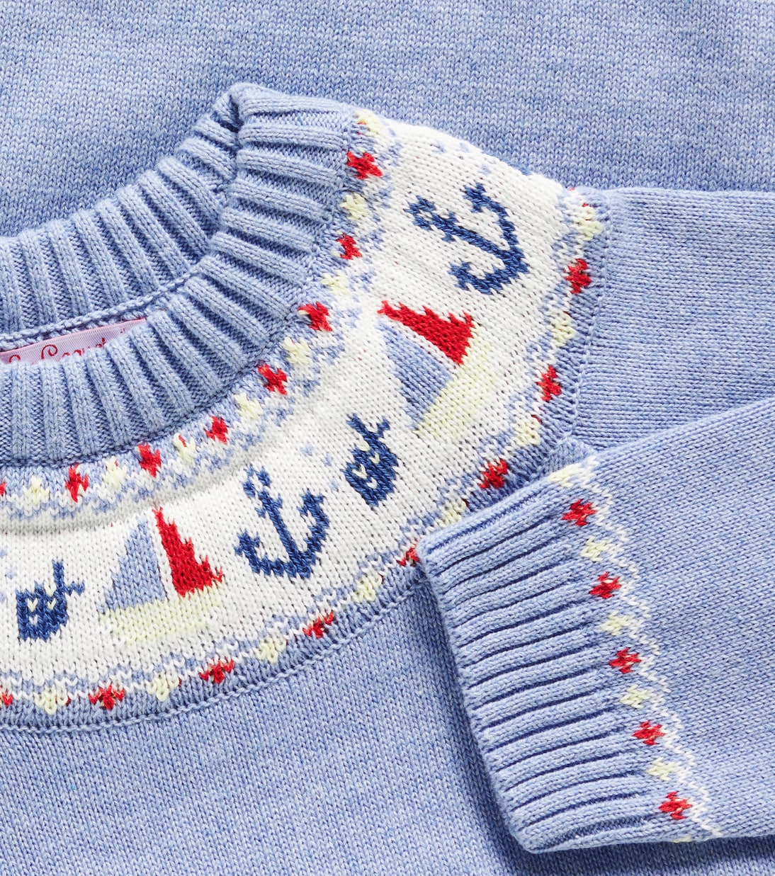 Jersey Maritimo de algodón en intarsia | La Coqueta