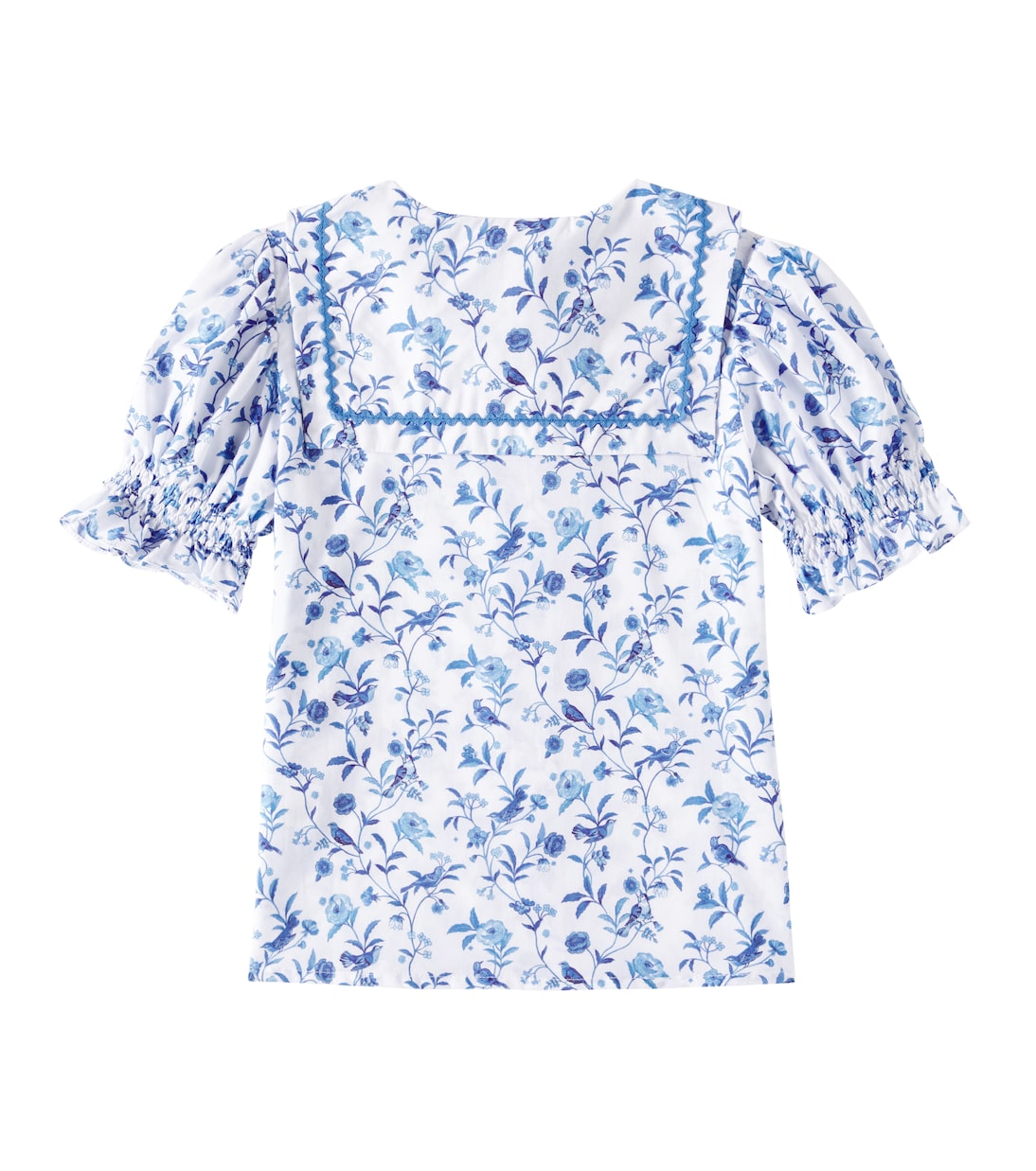 Georgina floral cotton blouse | La Coqueta