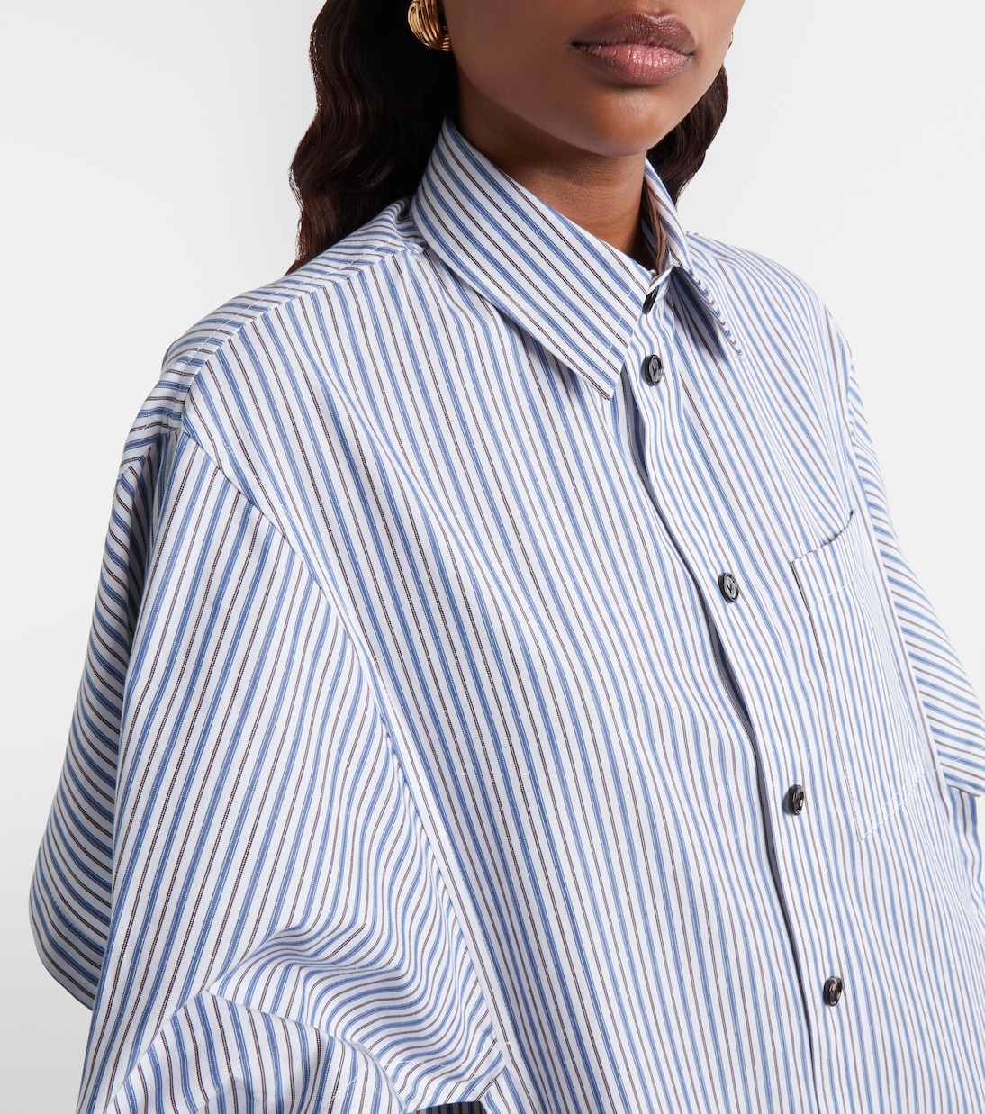 Hemdblusenkleid aus Baumwolle | Bottega Veneta