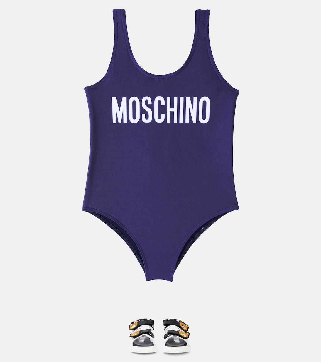 Logo printed swimsuit | Moschino Kids