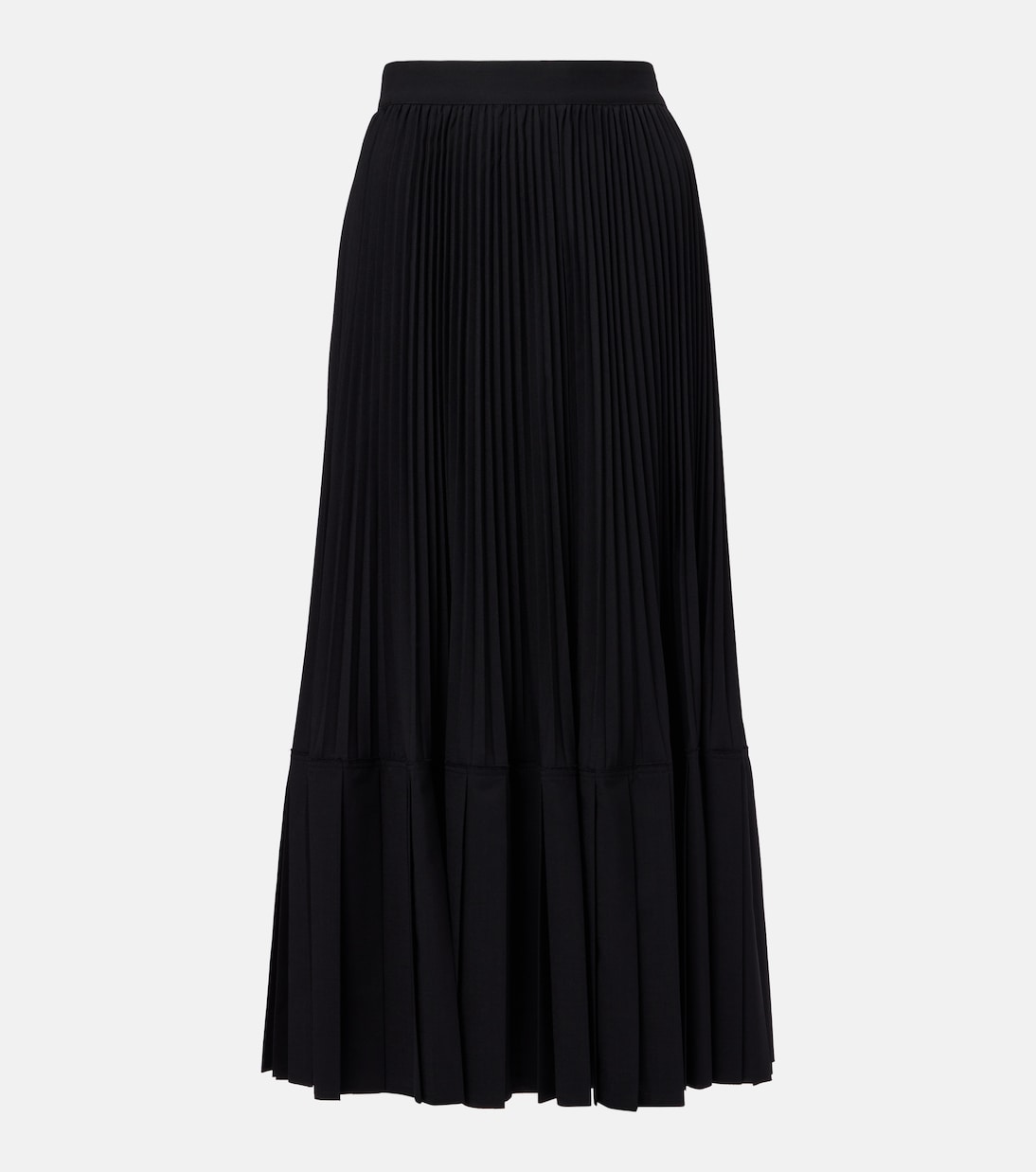 Plissé wool-blend maxi skirt | Junya Watanabe