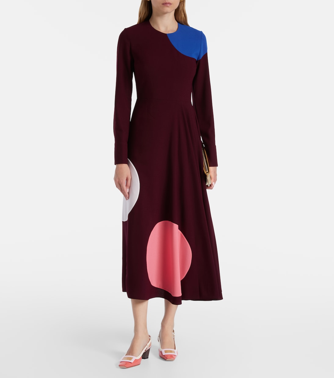 Withiel printed crêpe midi dress | Roksanda