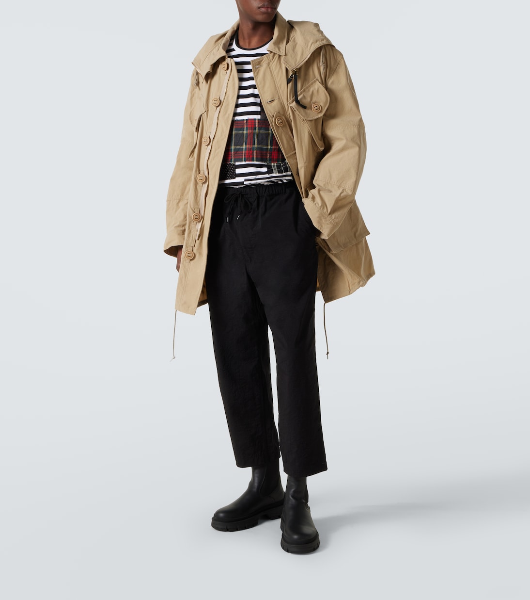 x C.P. Company Goggle派克大衣 | Junya Watanabe