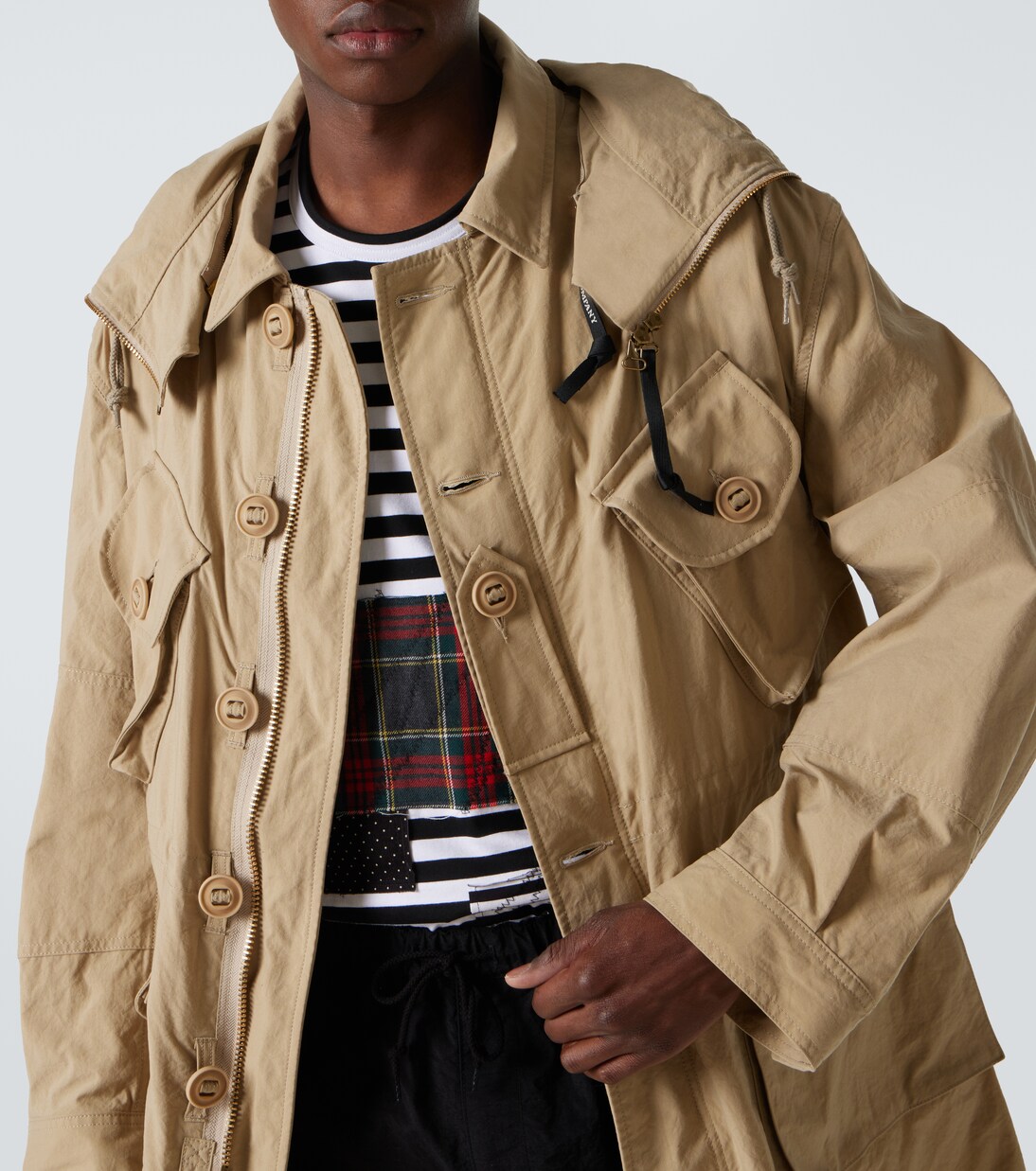 x C.P. Company Goggle派克大衣 | Junya Watanabe