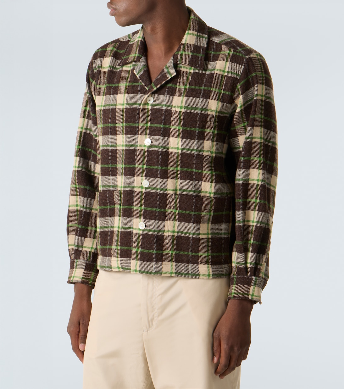 Hemdjacke Woodcrest aus Wollflanell | Bode