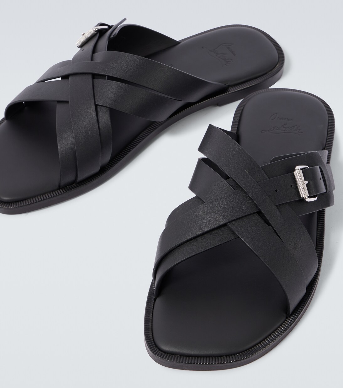Emircross leather sandals | Christian Louboutin