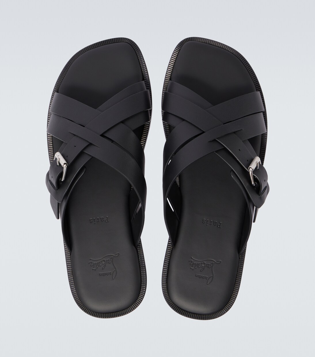 Emircross leather sandals | Christian Louboutin