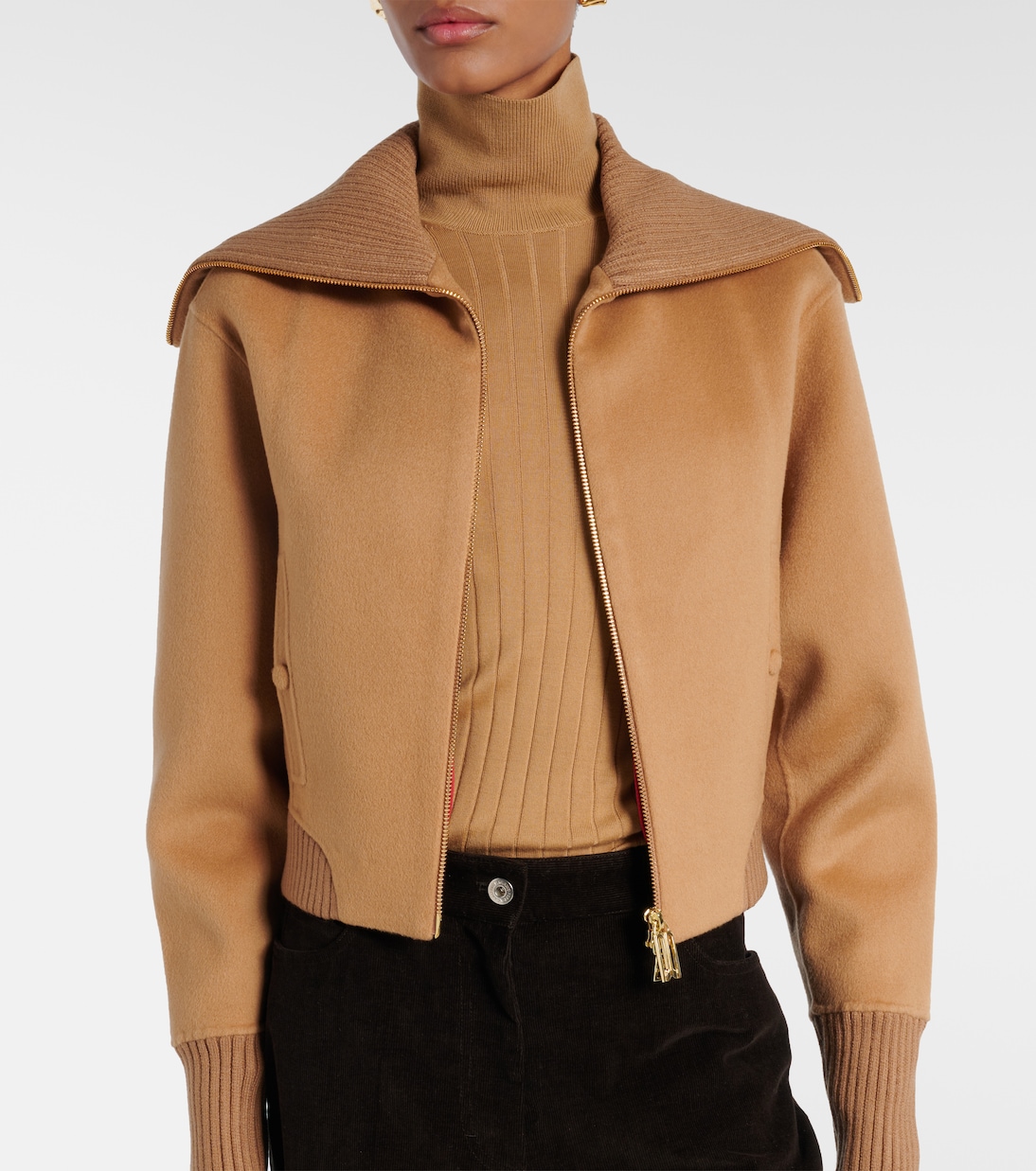 Jacke aus Wolle und Kaschmir | Victoria Beckham