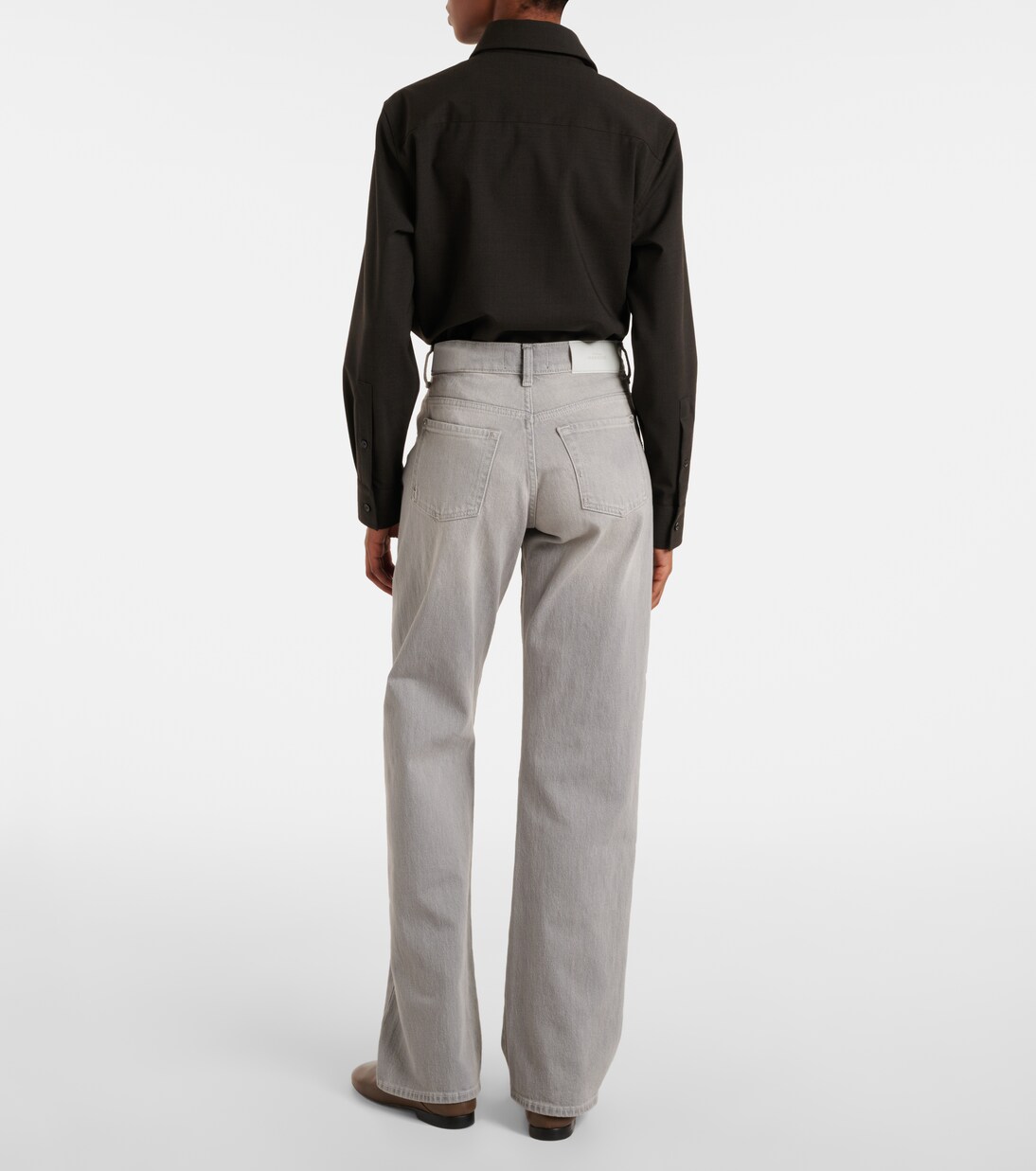 Tess mid-rise straight jeans | 7 For All Mankind