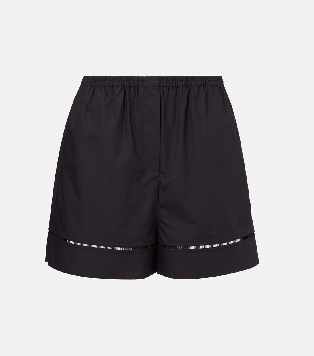 Embroidered cotton poplin shorts | Róhe