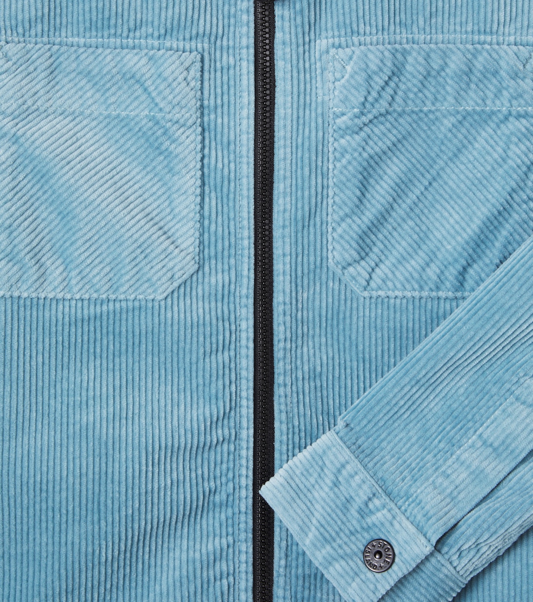 Compass cotton-blend corduroy overshirt | Stone Island Junior