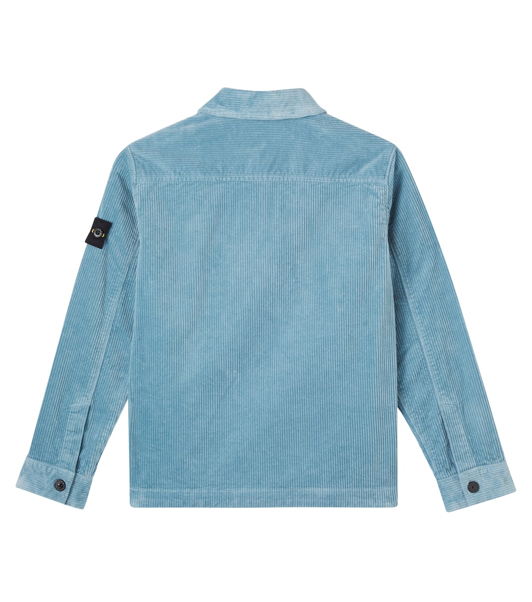 Compass cotton-blend corduroy overshirt | Stone Island Junior