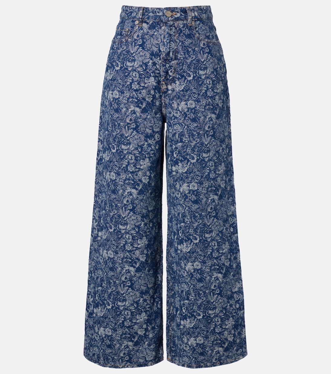 Wide-Leg Jeans Tapestry | Ganni