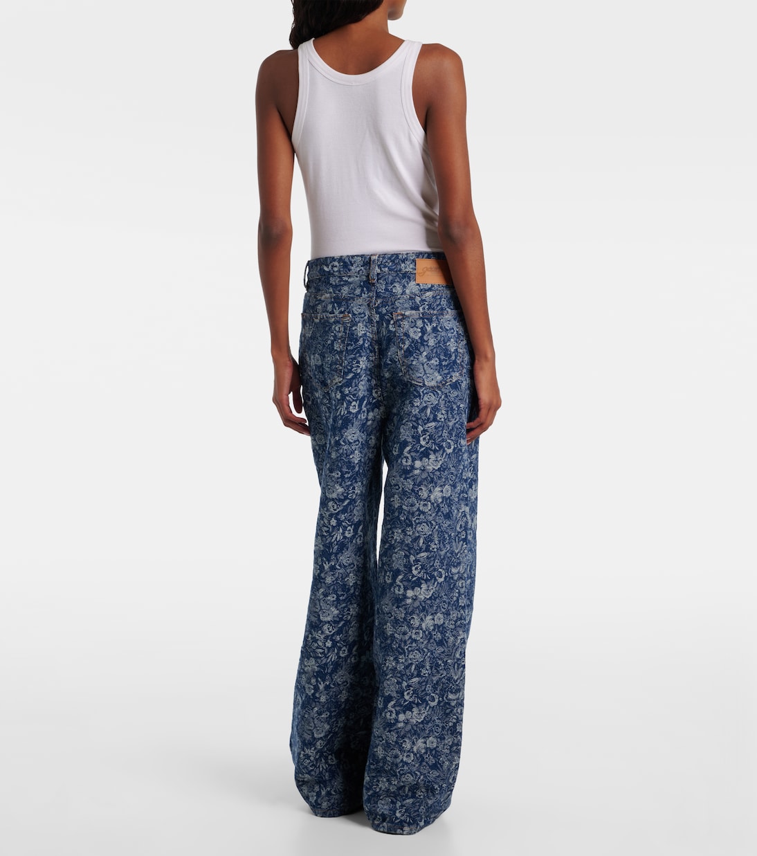 Wide-Leg Jeans Tapestry | Ganni