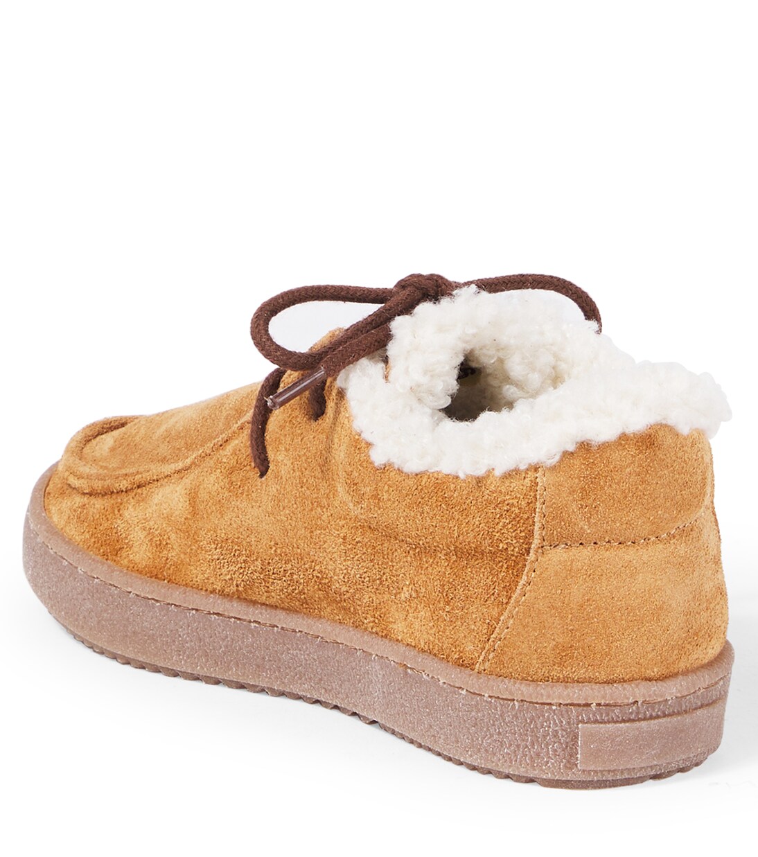 Shearling-lined suede moccasins | PèPè